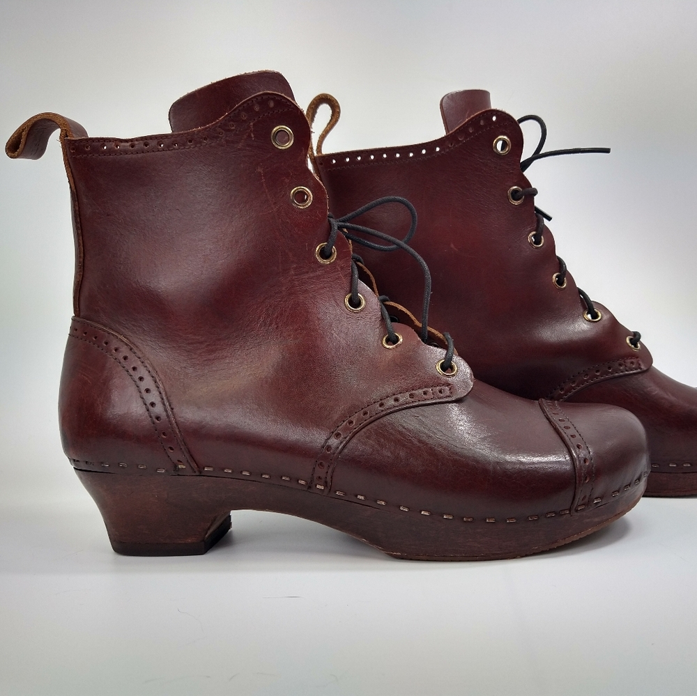 SWEDISH HASBEENS GRANDMA DEBUTANT BOOTS 39